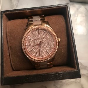 Rose gold Michael Kors watch